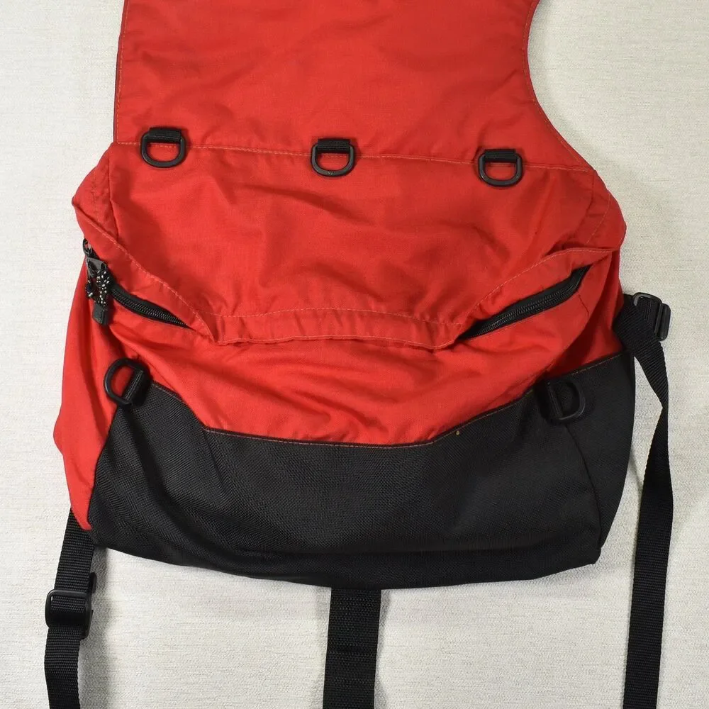Vintage Wenaha Dog Backpack Large Red Made In USA Saddlebags Hiking Pack Harness